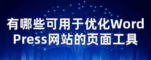 有哪些可用于优化WordPress网站的页面工具？