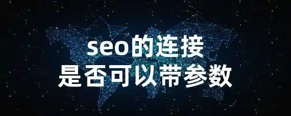 seo的连接是否可以带参数