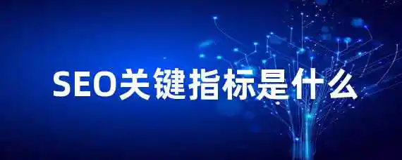  SEO关键指标是什么？