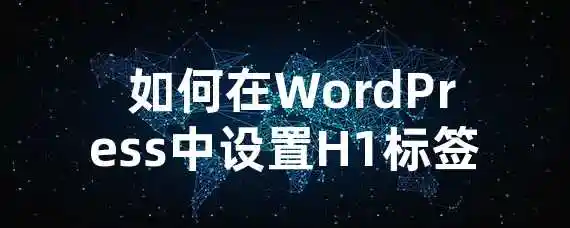  如何在WordPress中设置H1标签？